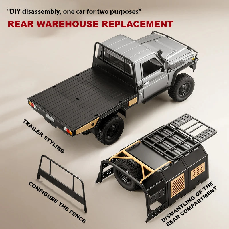 1:12 Scale MN82S RC Pickup Truck – Drive Harder And Fuel Your Adventure With Every Ride
