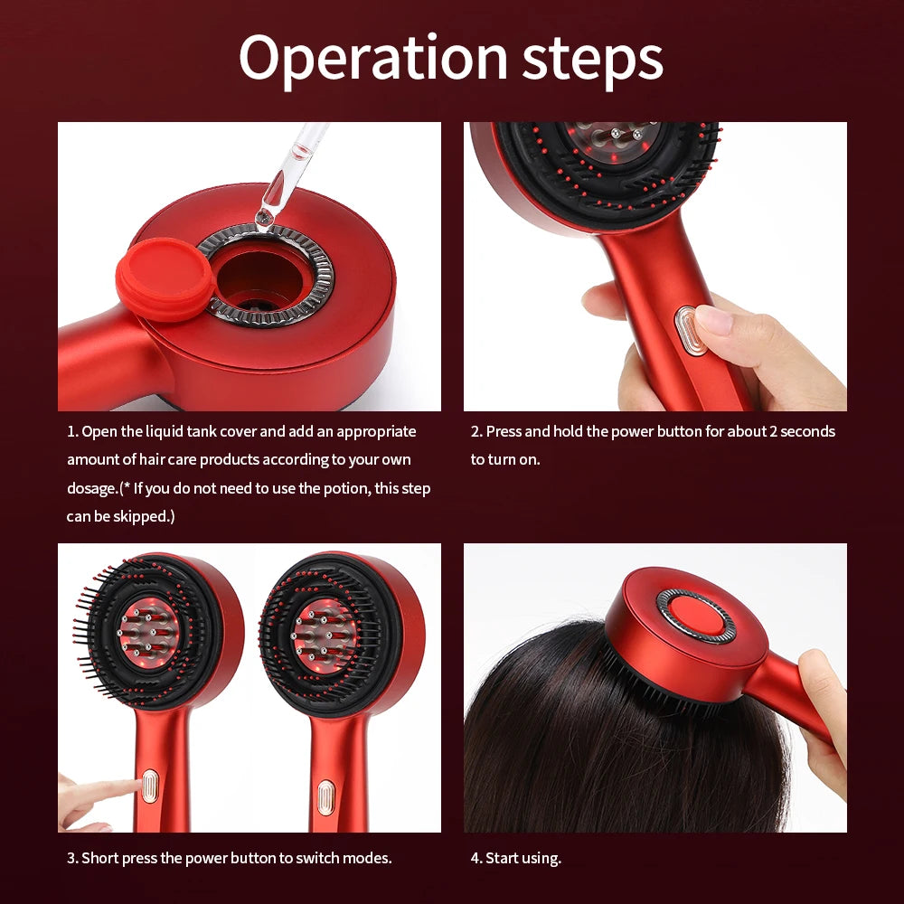 Anti-Hair Loss Head Massager Comb - The Gentle Scalp Therapy For Healthier Hair