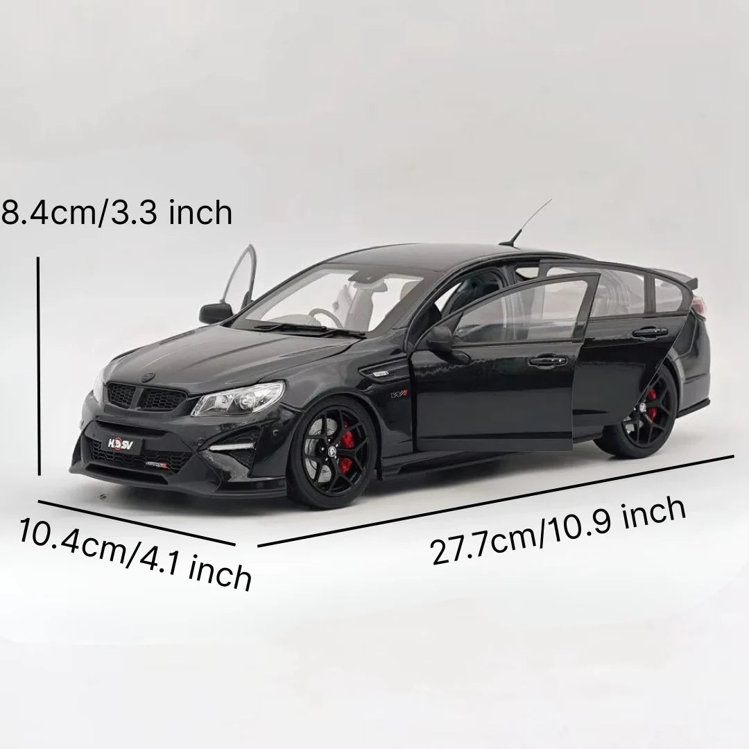 1:18 Scale Holden HSV GTSR W1 Phantom Black Diecast Car (with COA) – Iconic Design And Detailing To Showcase Your Pride