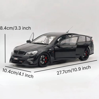 1:18 Scale Holden HSV GTSR W1 Phantom Black Diecast Car (with COA) – Iconic Design And Detailing To Showcase Your Pride
